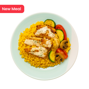 KETO Chicken Shawarma with Vegetables & Spiced Cauliflower Rice