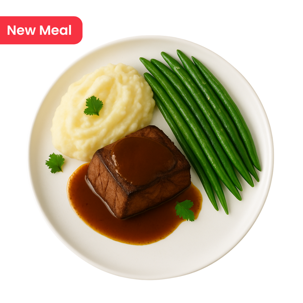 Slow Roasted Beef Au Jus with Mashed Potatoes (Weight Loss)