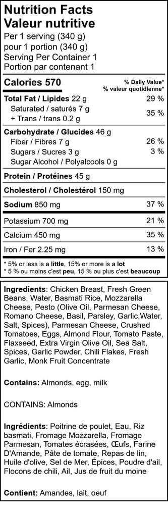 Chicken Parmesan With Pesto Rice