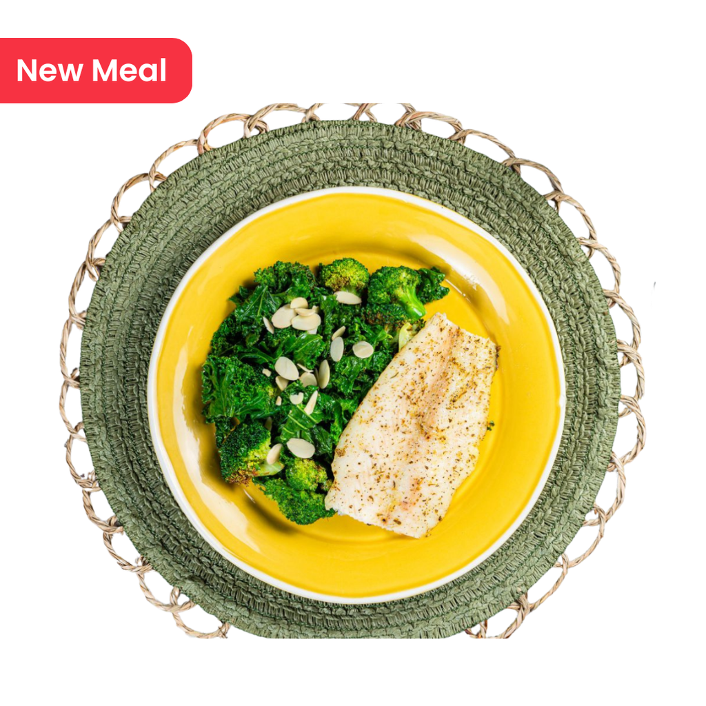 KETO Italian Herb Basa with Broccoli