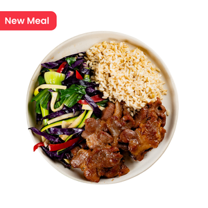 Filipino Pork Tocino with vegetables & Brown Rice