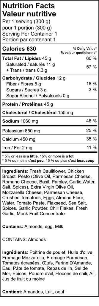 KETO Chicken Parmesan with Cauliflower Pesto Risotto