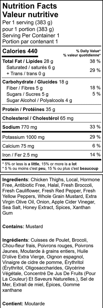 KETO Honey Mustard Chicken With Vegetable Medley Sautee