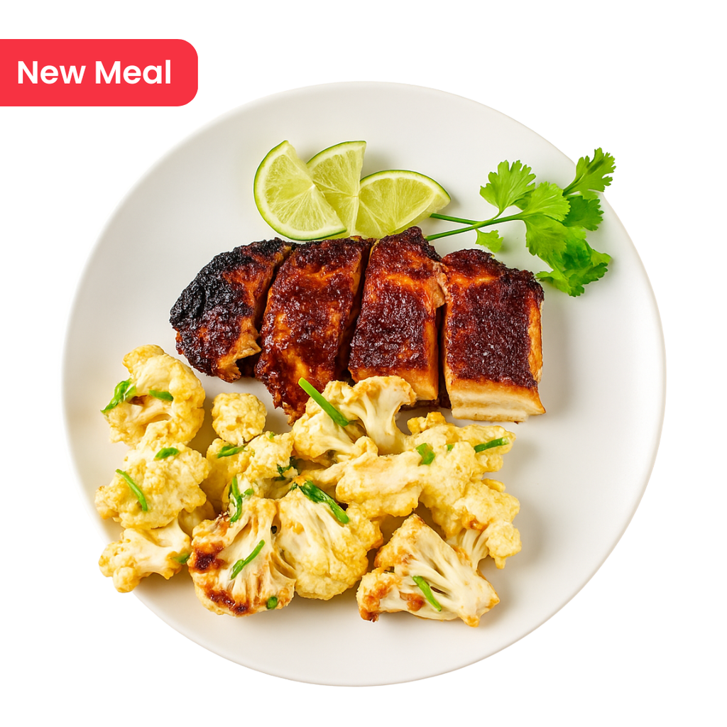 Keto Sweet & Smokey Mexican Chicken with Lime Cilantro Cauliflower