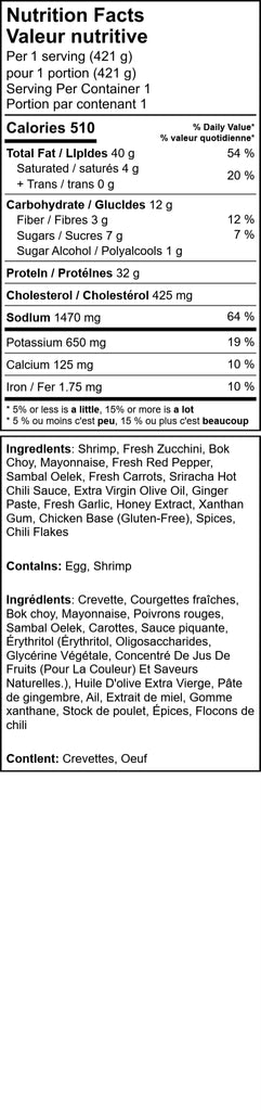 Keto Bang Bang Shrimp on Zucchini Noodles