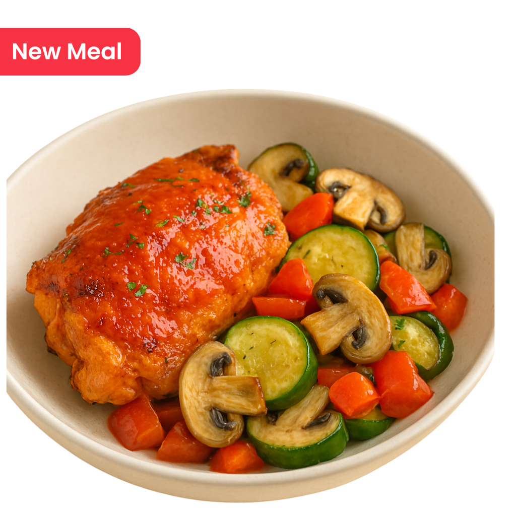 Keto Peri Peri Chicken with Herbed Vegetables