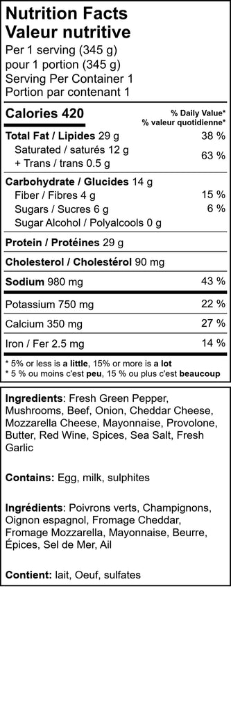 KETO Philly Cheesesteak With Sauteed Peppers
