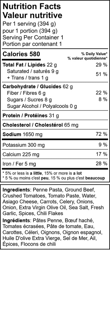 Italian Bolognese Penne