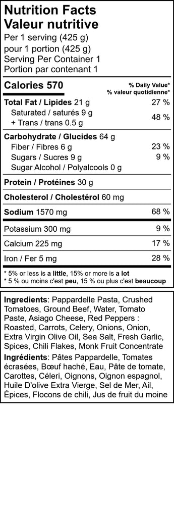 Nonna's Pappardelle Bolognese