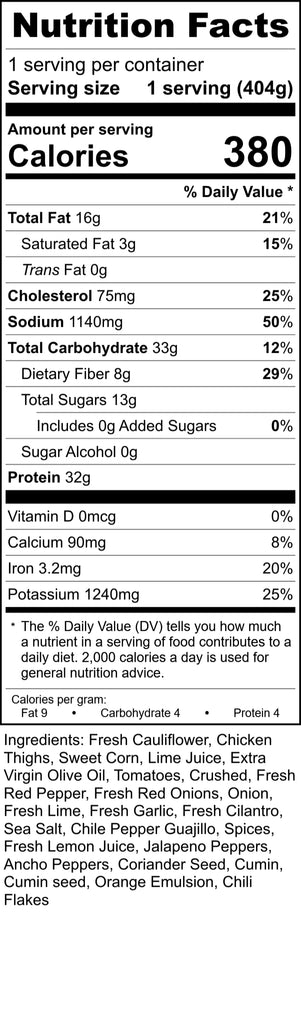 Mexican Spiced Chicken with Lime Cauliflower & Corn Salsa