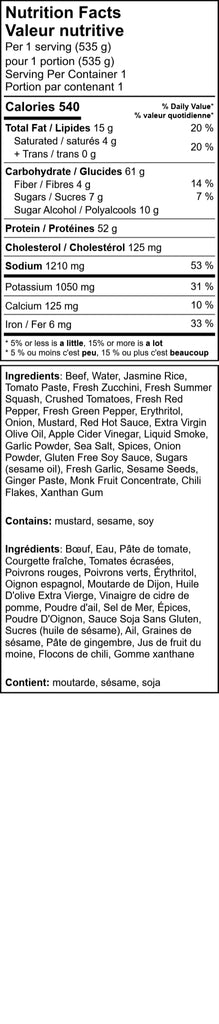 Korean BBQ Beef with Rice and Vegetables (Muscle Gain)