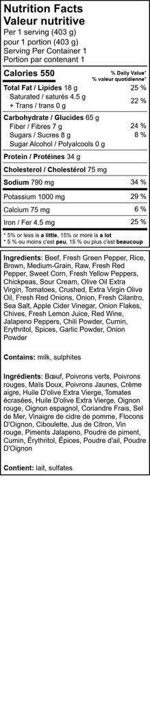 Steak Fajita Bowl with Corn Salsa