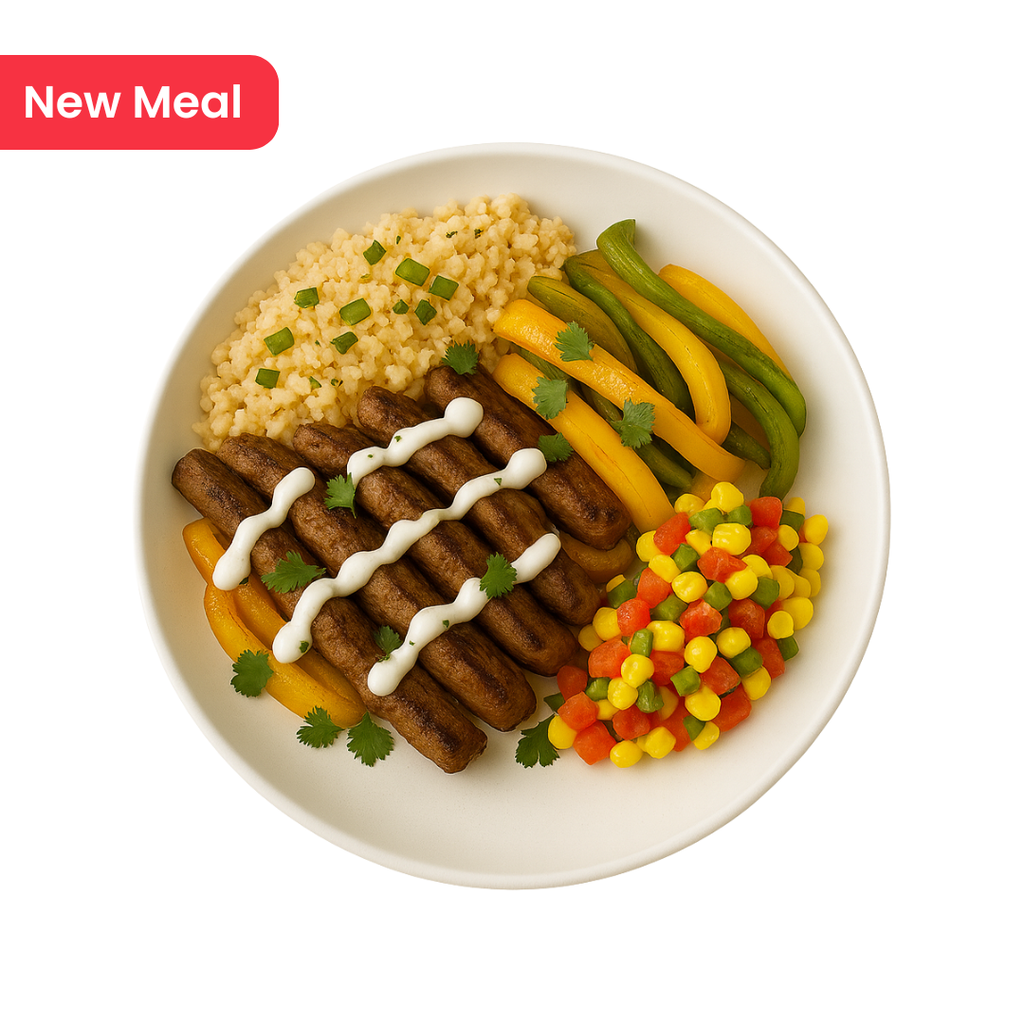 Steak Fajita Bowl with Corn Salsa