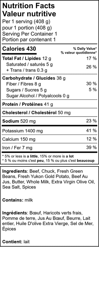 Slow Roasted Beef Au Jus with Mashed Potatoes (Weight Loss)