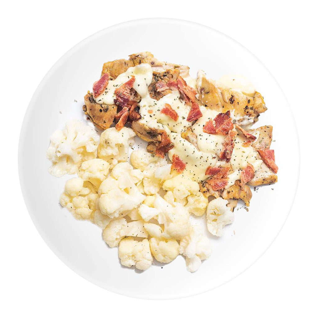 KETO Chicken Carbonara Bowl