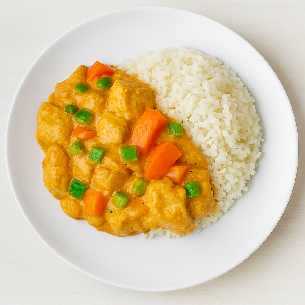 Chicken A La King With Jasmine Rice