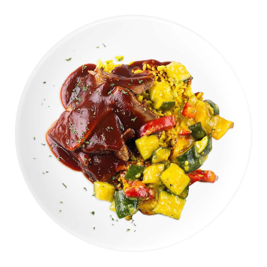 Korean BBQ Beef with Rice and Vegetables (Muscle Gain)