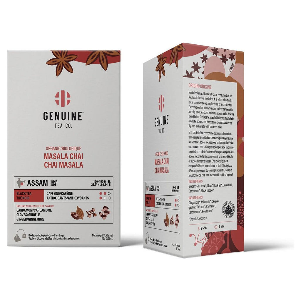 Genuine Tea Organic Masala Chai (45g)