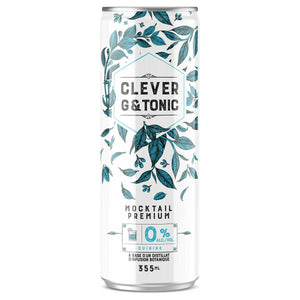 Clever Mocktails Non-Alcoholic Beverage - Gin & Tonic (355mL)