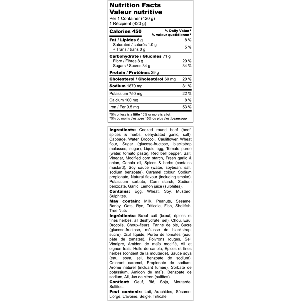 Bulgogi Angus Beef Wok Box