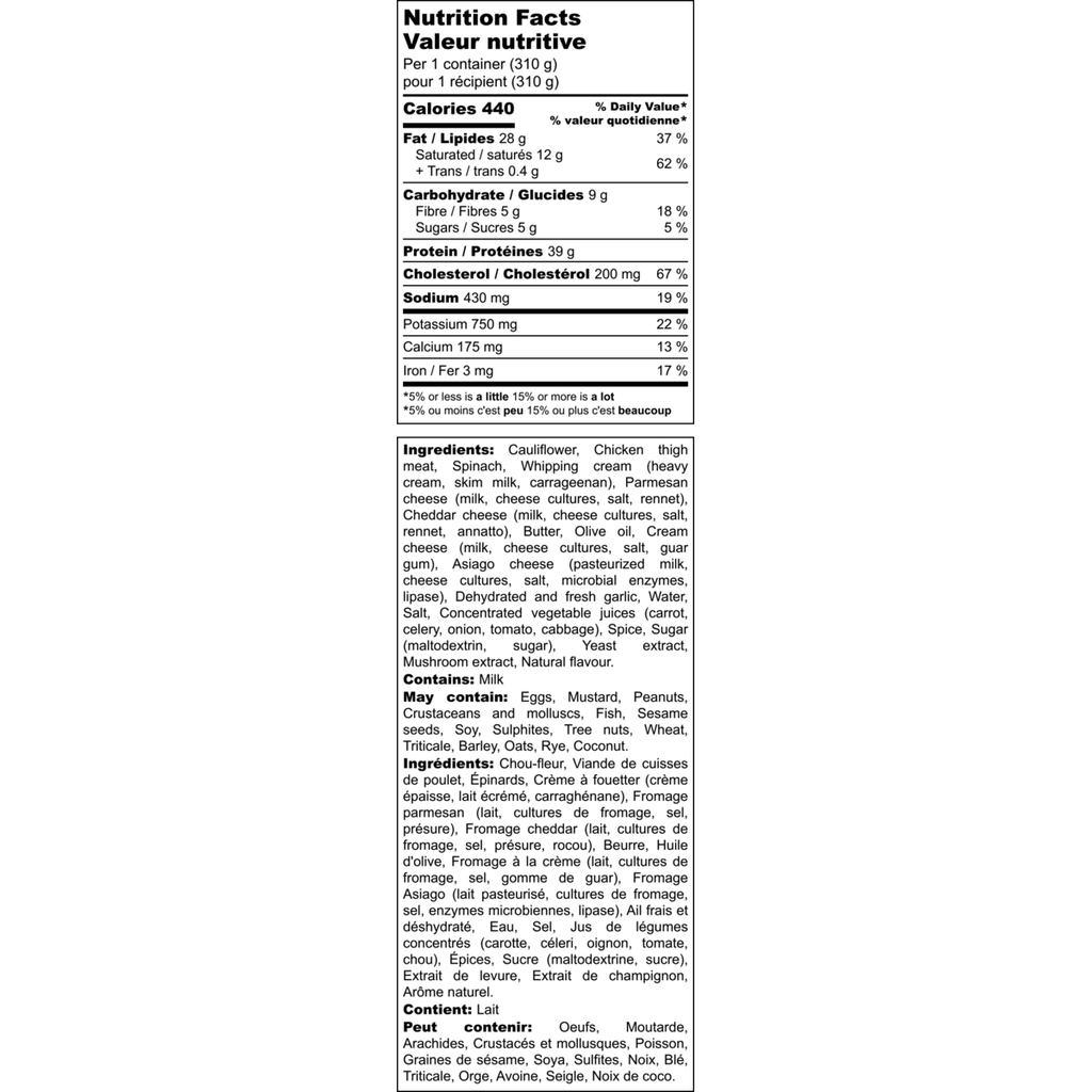 KETO Asiago Spinach Chicken