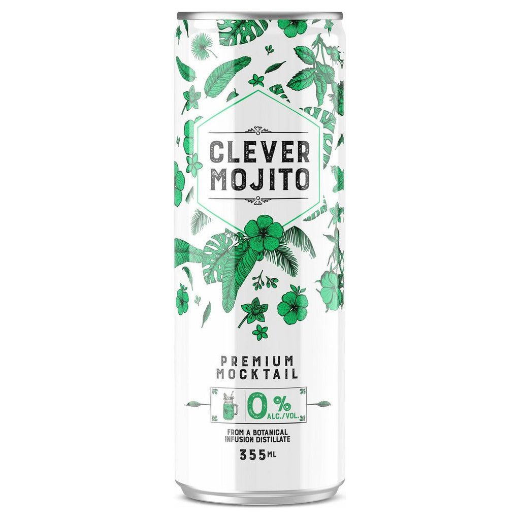 Clever Mocktails Non-Alcoholic Beverage - Mojito (355mL)